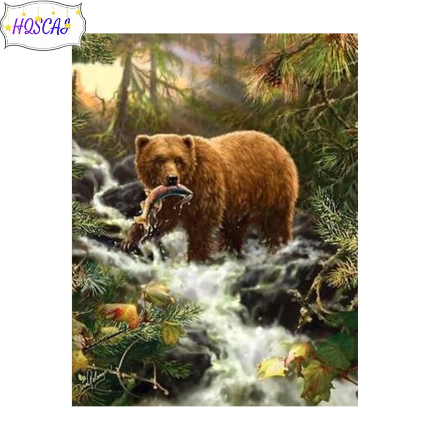 5D DIY Diamond Painting Bear fish animal Full Square/square Home Decoration Embroidery Cross stitch Handcraft Art Kits Pictures
5D DIY Diamond Painting Bear fish animal Full Square/square Home Decoration Embroidery Cross stitch Handcraft Art Kits Pictures
