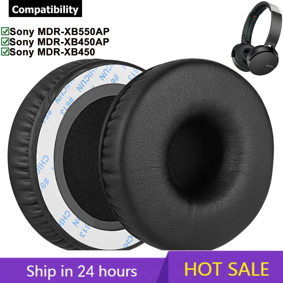 Сменные амбушюры, амбушюры для наушников Sony MDR-XB550AP XB450, гарнитура для геймеров, наушники, аксессуары, кожаный чехол
Сменные амбушюры, амбушюры для наушников Sony MDR-XB550AP XB450, гарнитура для геймеров, наушники, аксессуары, кожаный чехол