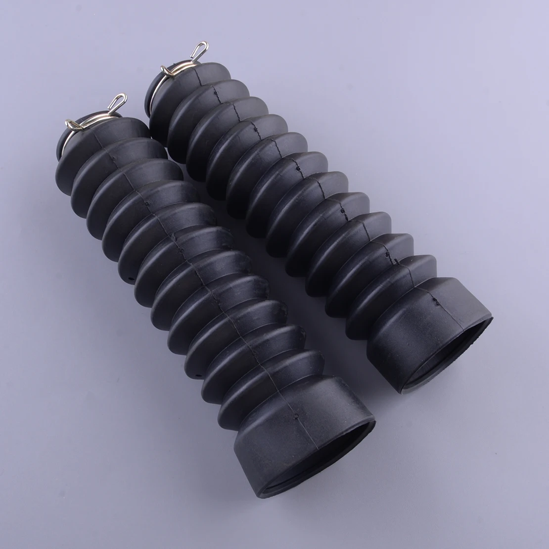 2Pcs Front Left&Right Fork Shock Absorber Gaiter Boot Dust Cover Kit For Motor-cross Motorcycle Off Road Black Rubber Universal
2Pcs Front Left&Right Fork Shock Absorber Gaiter Boot Dust Cover Kit For Motor-cross Motorcycle Off Road Black Rubber Universal