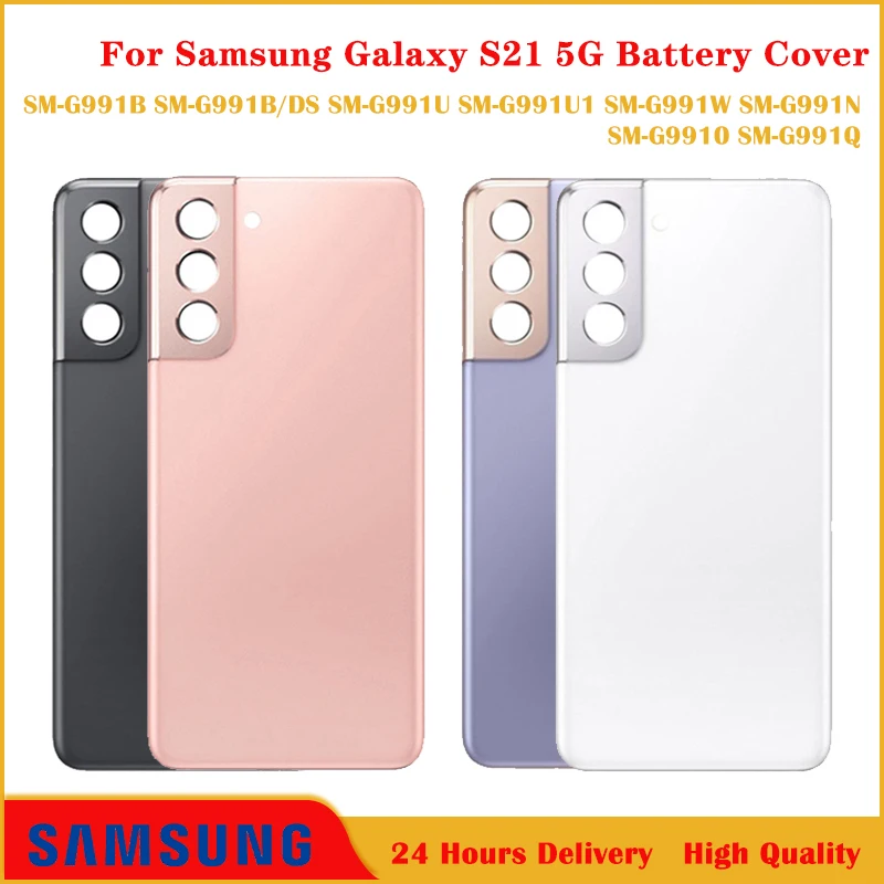 Battery Cover Rear Door Housing Back Case For Samsung S21 G990 G991 Battery Cover with Camera Lens Logo Replacement Parts
Battery Cover Rear Door Housing Back Case For Samsung S21 G990 G991 Battery Cover with Camera Lens Logo Replacement Parts