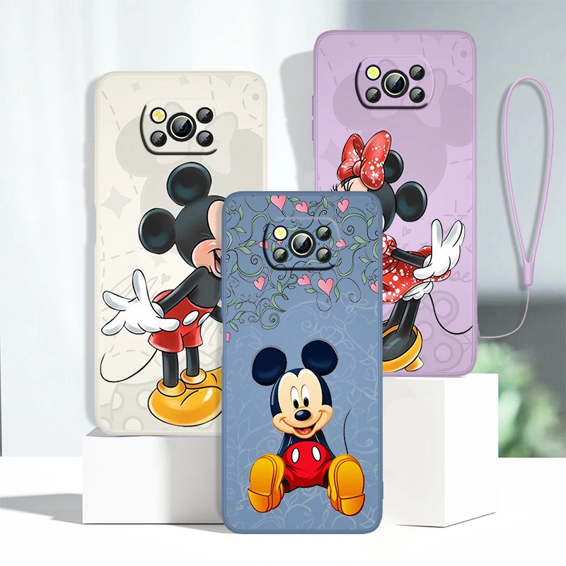 Disney Mickey Minnie Couple Phone Case For Xiaomi Mi 11 Lite Poco X4 X3 X2 C31 C3 M4 M3 F4 F3 GT Pro NFC 5G Liquid Rope Cover
Disney Mickey Minnie Couple Phone Case For Xiaomi Mi 11 Lite Poco X4 X3 X2 C31 C3 M4 M3 F4 F3 GT Pro NFC 5G Liquid Rope Cover