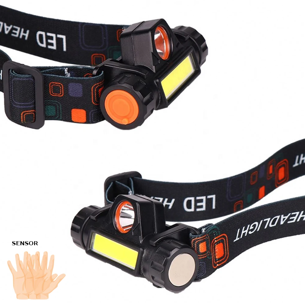 8 hours durable rechargeable sensor magnet head lamp Watton flashlight powerful light long range camping lighting LED light
8 hours durable rechargeable sensor magnet head lamp Watton flashlight powerful light long range camping lighting LED light