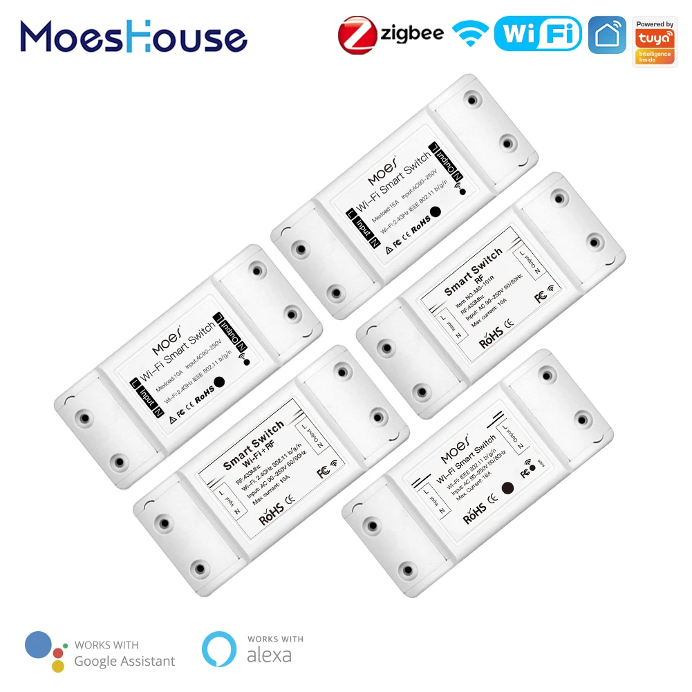 Фото Умный беспроводной пульт дистанционного управления MOES с поддержкой Bluetooth и Wi-Fi