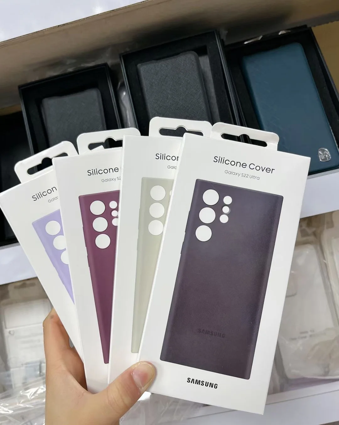 Original Samsung Official Silicone Case Protection Cover For Galaxy S22Ultra S22 Ultra 5G Fashion Cases Mobile Phone Housings
Original Samsung Official Silicone Case Protection Cover For Galaxy S22Ultra S22 Ultra 5G Fashion Cases Mobile Phone Housings