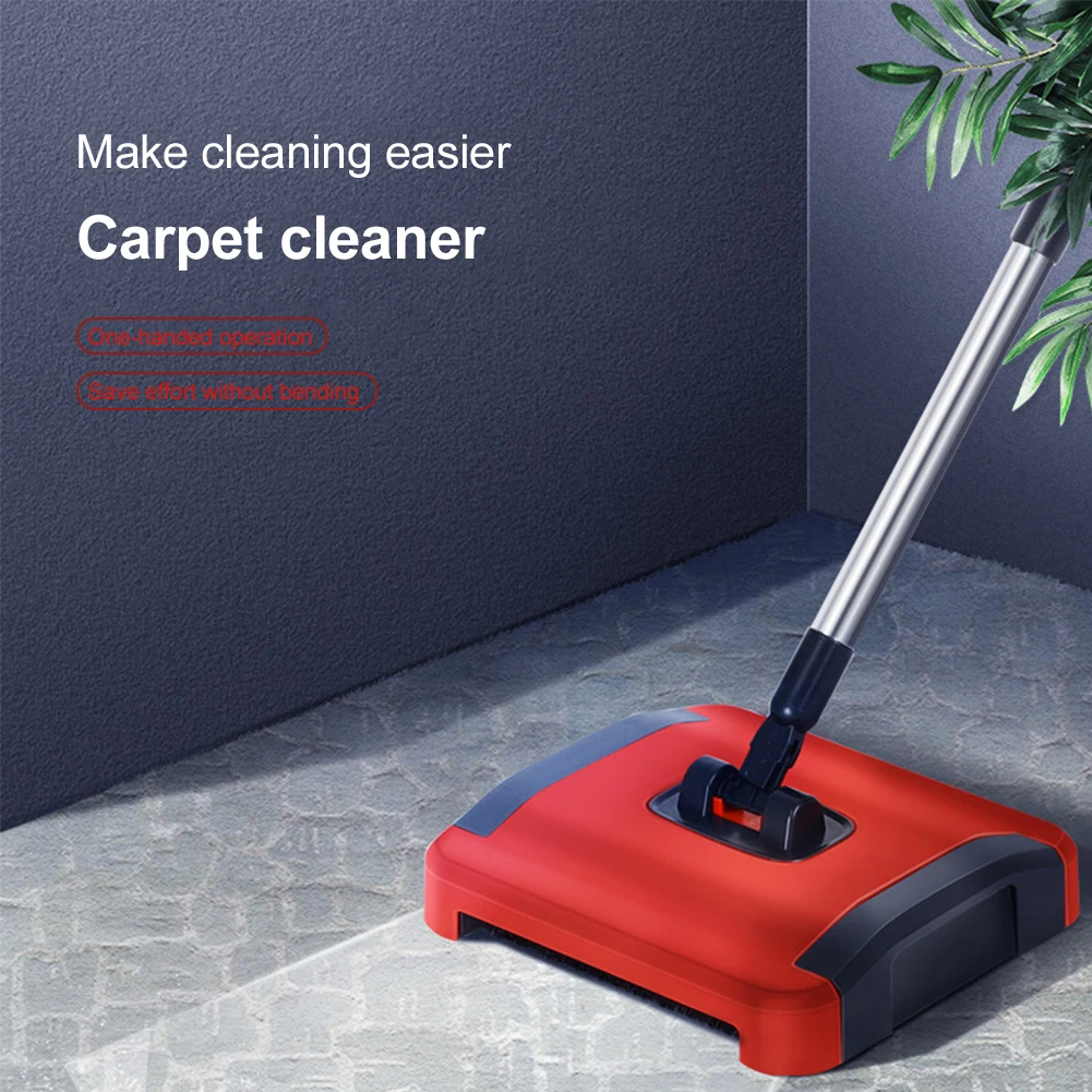 Carpet Floor Sweeper Cleaner Hand Push Automatic Broom Carpet Dust Removal Shredded Paper Vacuum Cleaner Sweeper For Home Office
Carpet Floor Sweeper Cleaner Hand Push Automatic Broom Carpet Dust Removal Shredded Paper Vacuum Cleaner Sweeper For Home Office