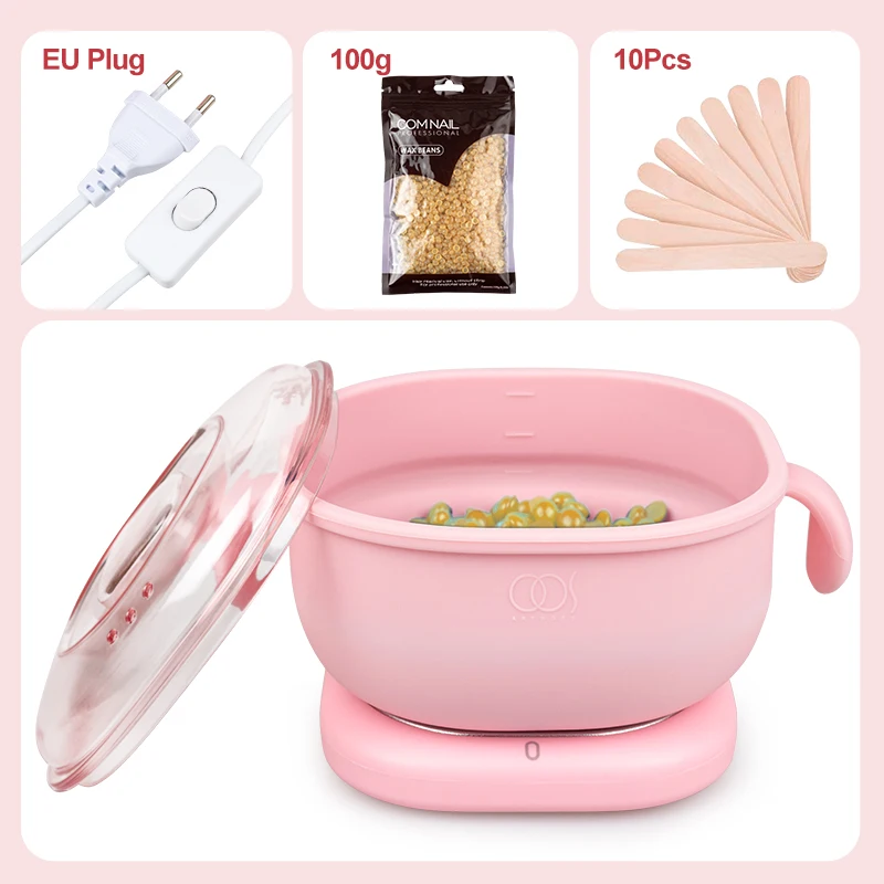 Electric Melting Wax Leg Hair Removal Hair Removal Wax Machine Heater With Wax Beads Wooden Stick Kit Silicone Soft Material 
Electric Melting Wax Leg Hair Removal Hair Removal Wax Machine Heater With Wax Beads Wooden Stick Kit Silicone Soft Material