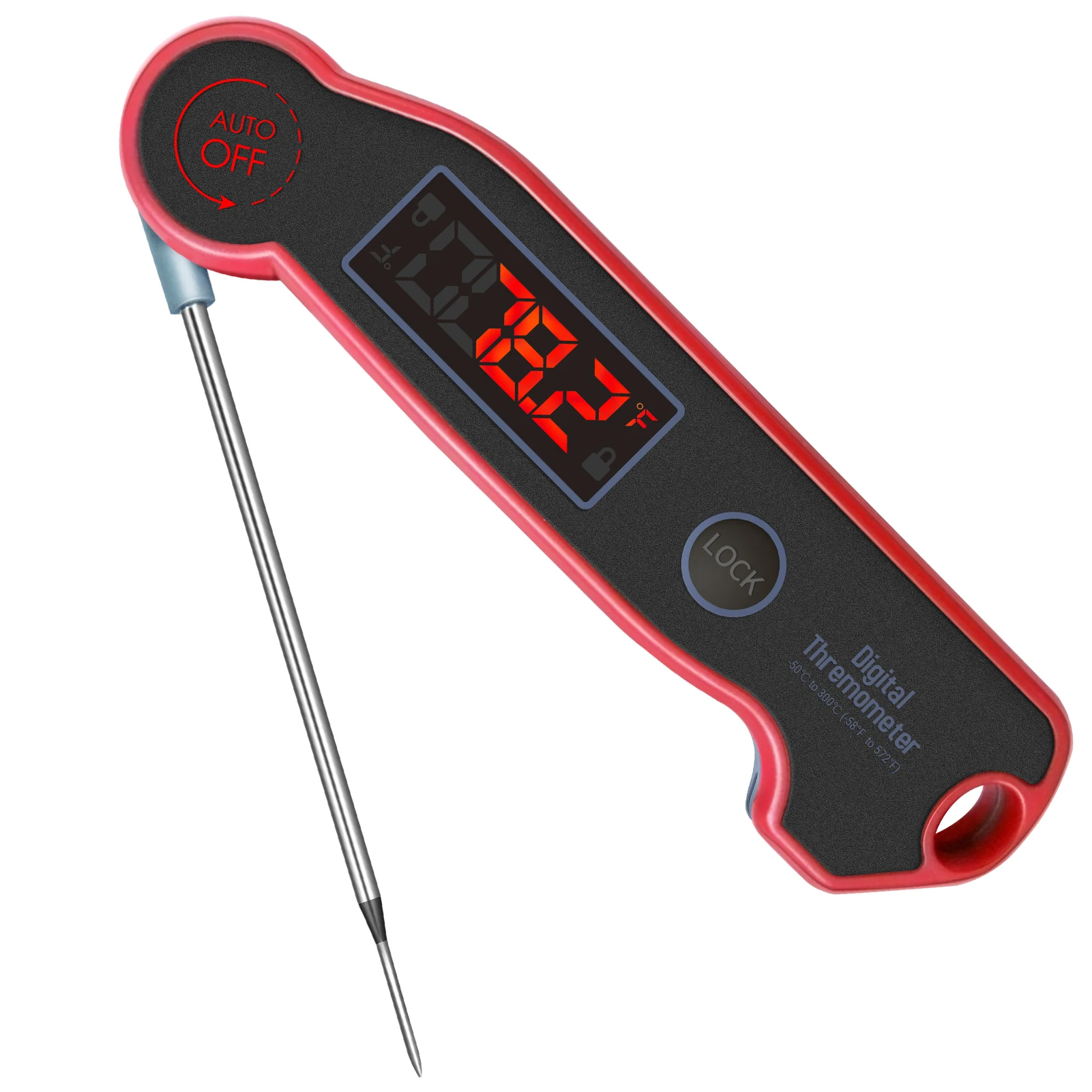 2022 Newest SYLLABLE LED Digital Instant Read Meat Thermometer Auto-Rotating Display,SYLLABLE Meat Thermometer Waterproof 67
2022 Newest SYLLABLE LED Digital Instant Read Meat Thermometer Auto-Rotating Display,SYLLABLE Meat Thermometer Waterproof 67