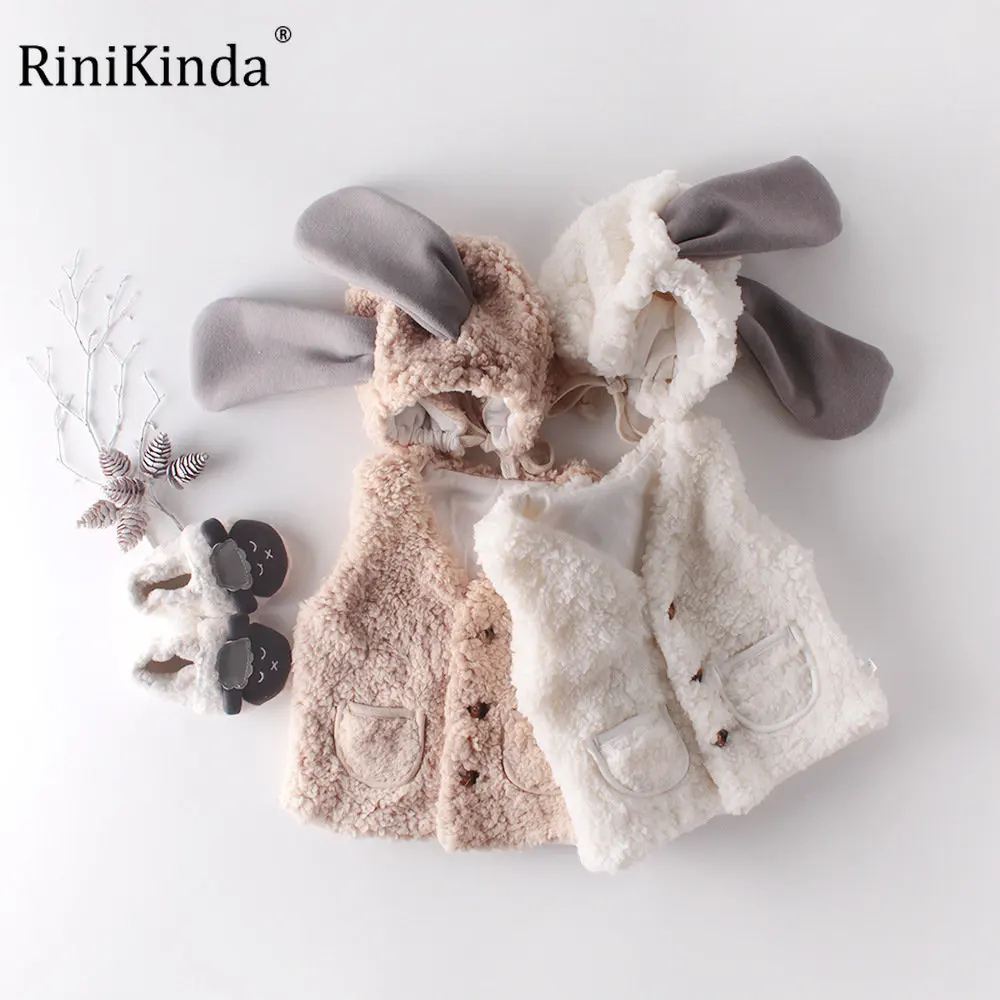 RiniKinda Korean Winter Newborn Baby Lamb Wool Vest Hooded Warm Sleeveless Coats Infants Clothes Toddlers Kids Waistcoats
RiniKinda Korean Winter Newborn Baby Lamb Wool Vest Hooded Warm Sleeveless Coats Infants Clothes Toddlers Kids Waistcoats