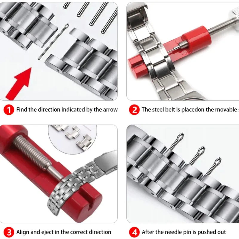 Watch Band tool For Samsung/Xiaomi/Apple watch band Adjustable Remover Kit Metal Strap Bracelet Link Pin Repair Tool Accessories
Watch Band tool For Samsung/Xiaomi/Apple watch band Adjustable Remover Kit Metal Strap Bracelet Link Pin Repair Tool Accessories