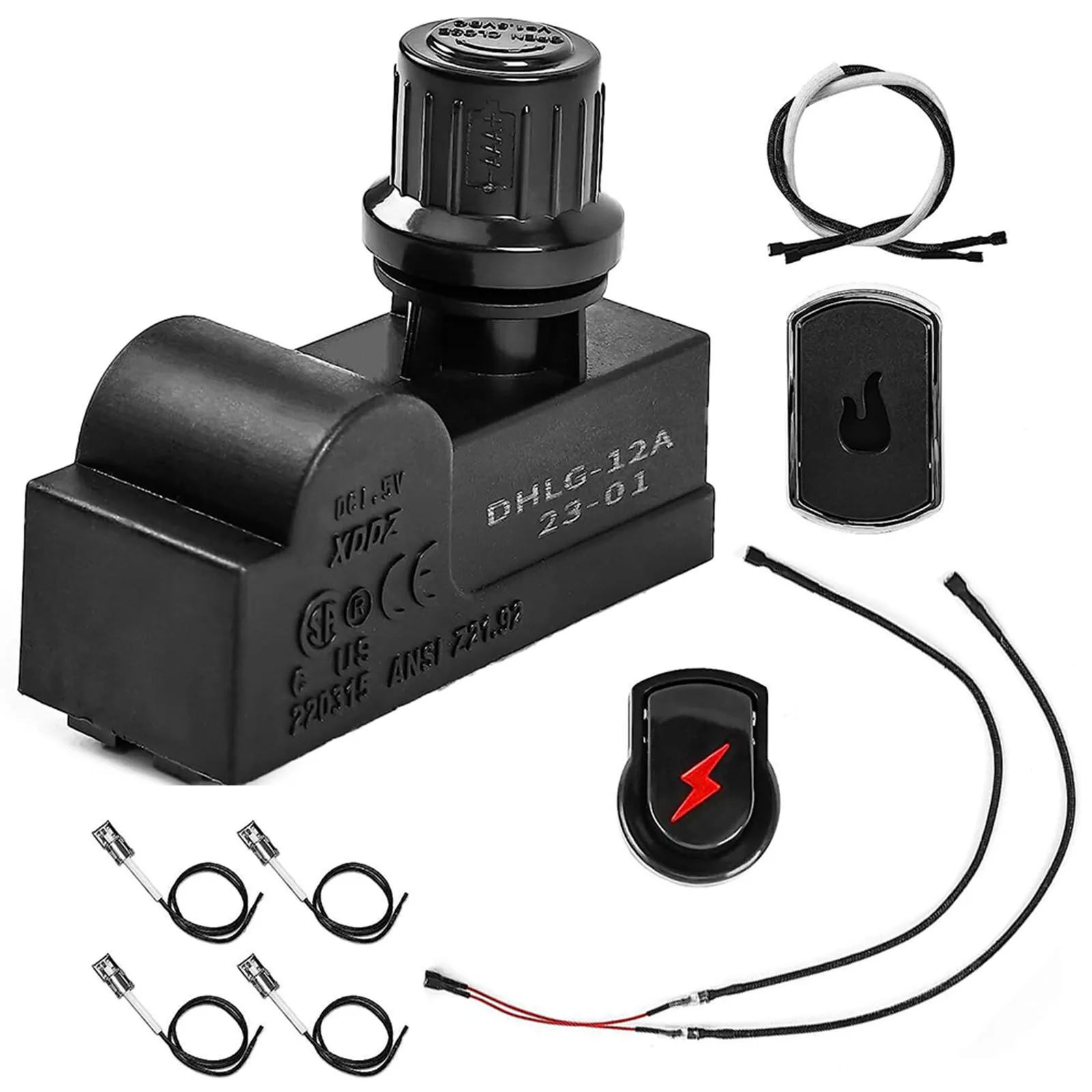 Durable Grill Ignitor Push Button Set Compatible with For CharBroil Commercial and Signature Series (2 Outlets)
Durable Grill Ignitor Push Button Set Compatible with For CharBroil Commercial and Signature Series (2 Outlets)