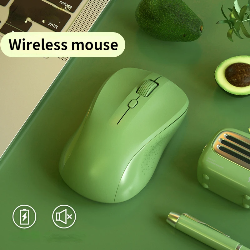 

Macaron Color Silent Wireless Mouse PC Computer Mouse Ergonomic Optical Noiseless USB 1600DPI Mice Mute Mause for Desktop Laptop