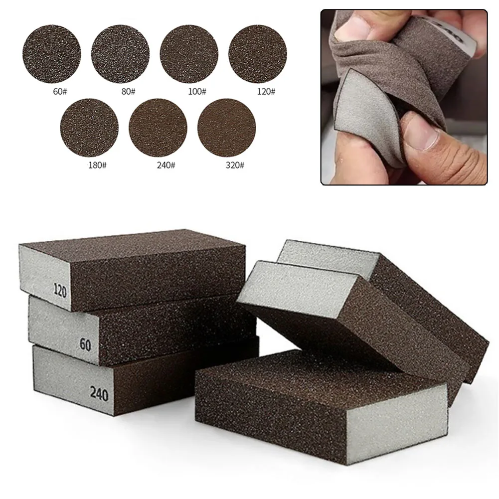 1pc Wall Grinding Sponges Sanding Sponge Blocks Polishing Sanding Sponge Grit 60-320# Wood Furniture Metal Derusting Sandpaper
1pc Wall Grinding Sponges Sanding Sponge Blocks Polishing Sanding Sponge Grit 60-320# Wood Furniture Metal Derusting Sandpaper