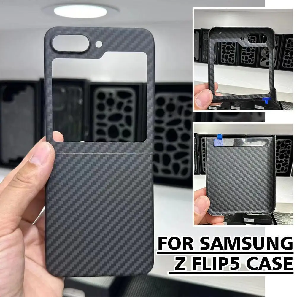 Hot Sale Carbon Fiber Case For Samsung Galaxy Z Flip 5 Case Ultra-thin Anti-drop Aramid Fiber Z Flip 5 Phone Hard Cover L9O9
Hot Sale Carbon Fiber Case For Samsung Galaxy Z Flip 5 Case Ultra-thin Anti-drop Aramid Fiber Z Flip 5 Phone Hard Cover L9O9