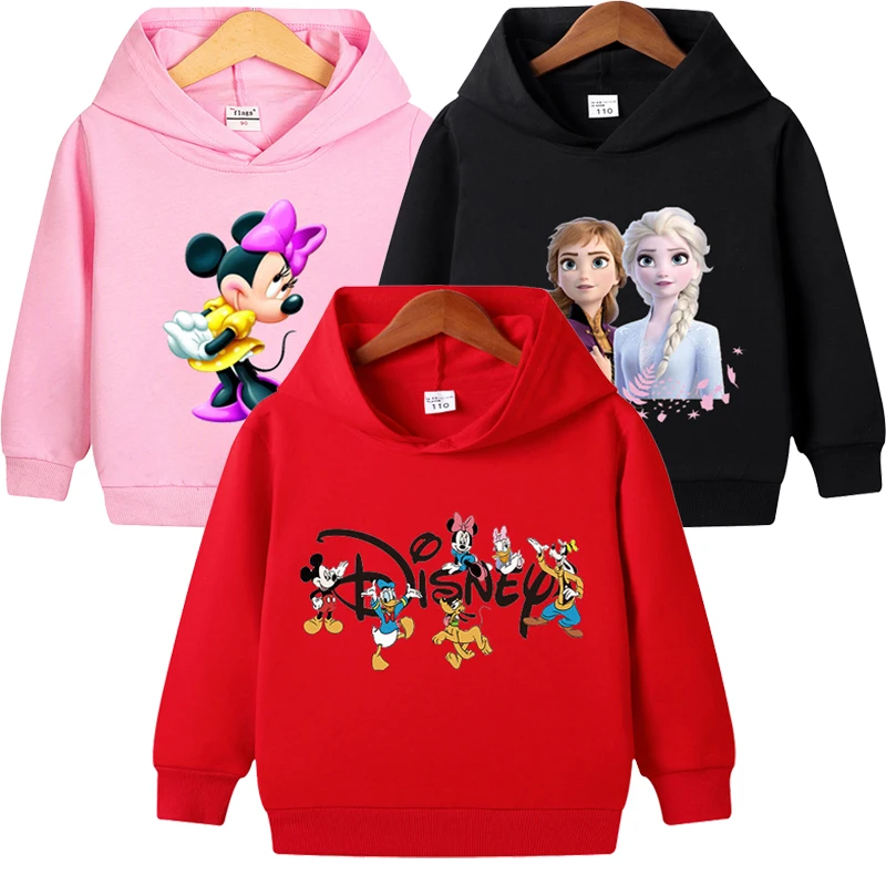 Children's Sweatshirt Disney Clothing Baby Boys Girls Minnie Mickey Mouse Long Sleeve Pullover Toddler Sweater Autumn Hoodie
Children's Sweatshirt Disney Clothing Baby Boys Girls Minnie Mickey Mouse Long Sleeve Pullover Toddler Sweater Autumn Hoodie