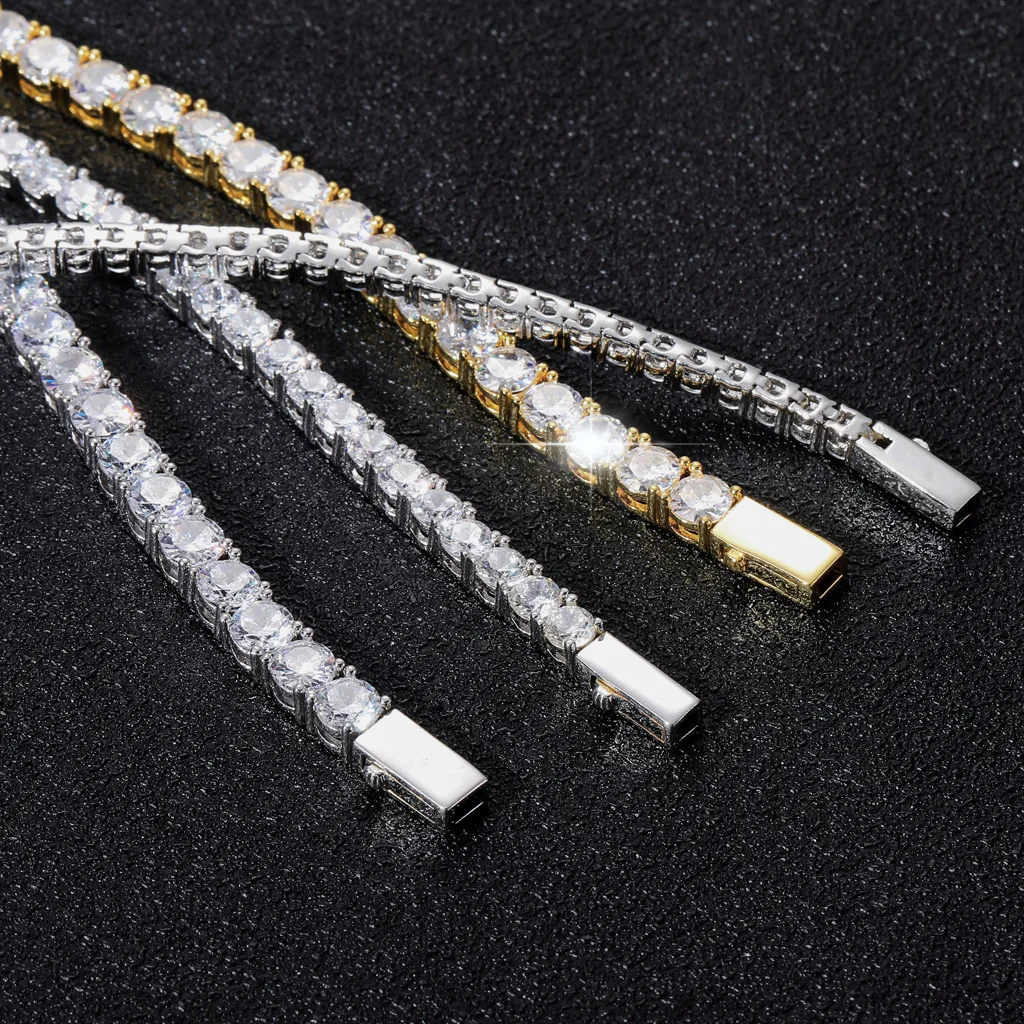 Hip Hop Spring Buckle Tennis Chain Hip Hop Micro-inlaid Single Row Zircon Necklace Men Charm Necklace Women Wedding Jewelry
Hip Hop Spring Buckle Tennis Chain Hip Hop Micro-inlaid Single Row Zircon Necklace Men Charm Necklace Women Wedding Jewelry
