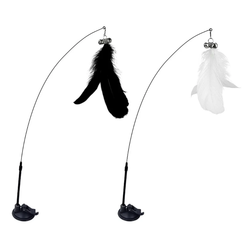 Interactive Cat Feathered Toy Cat Wand Toy Teaser with Bells Cat Teasing Toy with Suction Cup for Chasing Exercise DropShip
Interactive Cat Feathered Toy Cat Wand Toy Teaser with Bells Cat Teasing Toy with Suction Cup for Chasing Exercise DropShip