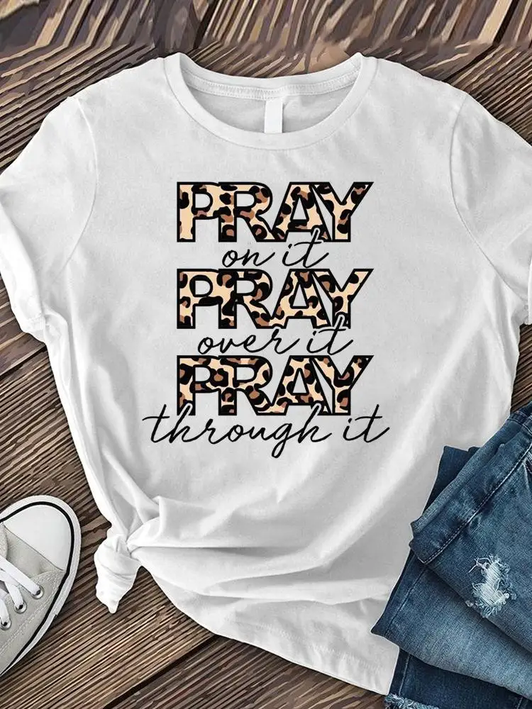 Graphic Tee Print T Short Sleeve Clothes Ladies Fashion Women's Faith Letter Trend Cute 90s Clothing Female Summer T-shirts
Graphic Tee Print T Short Sleeve Clothes Ladies Fashion Women's Faith Letter Trend Cute 90s Clothing Female Summer T-shirts