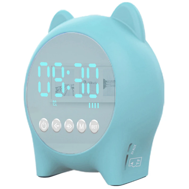 Bluetooth 5.0 Speaker Mini Portable Speaker with Time, Dual Alarm and Temperature Display
Bluetooth 5.0 Speaker Mini Portable Speaker with Time, Dual Alarm and Temperature Display