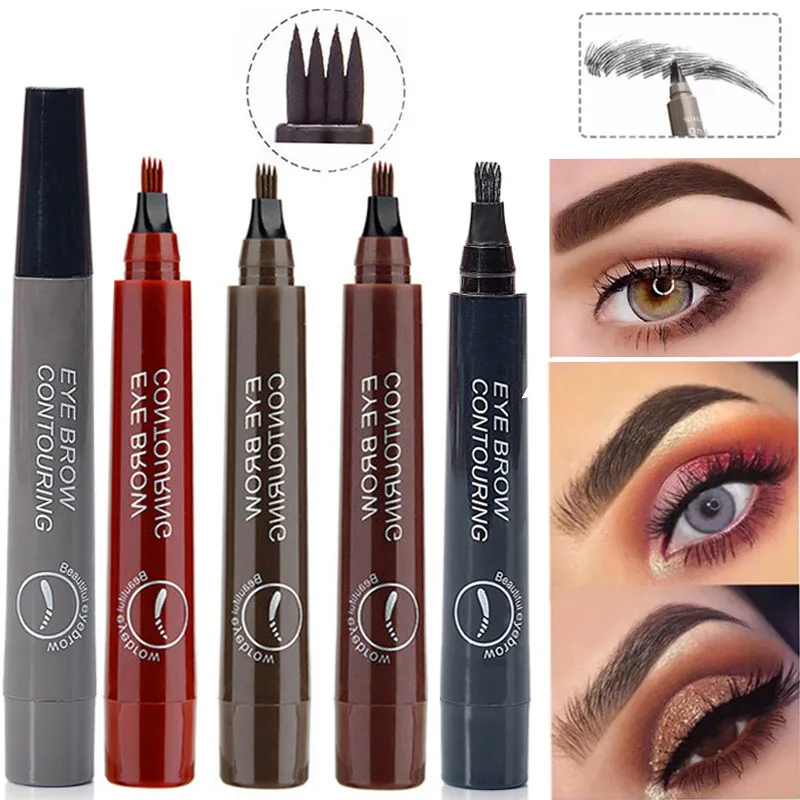 5 Colors Eyebrow Tattoo Pen Waterproof 4 Points Eyebrow Pen Long Lasting Liquid Brow Pencil Natural Microblade Eyebrow Pencil
5 Colors Eyebrow Tattoo Pen Waterproof 4 Points Eyebrow Pen Long Lasting Liquid Brow Pencil Natural Microblade Eyebrow Pencil