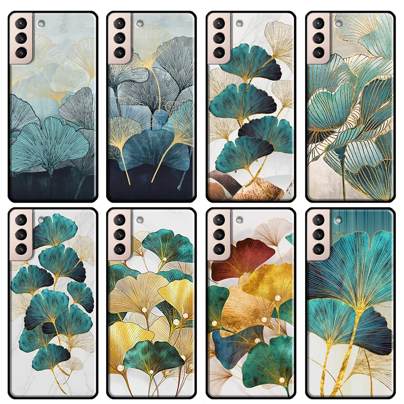 Роскошный чехол Ginkgo Leaf для Samsung Galaxy S20 FE S8 S9 S10 Plus Note 10 20 Ultra S21 телефона | Мобильные