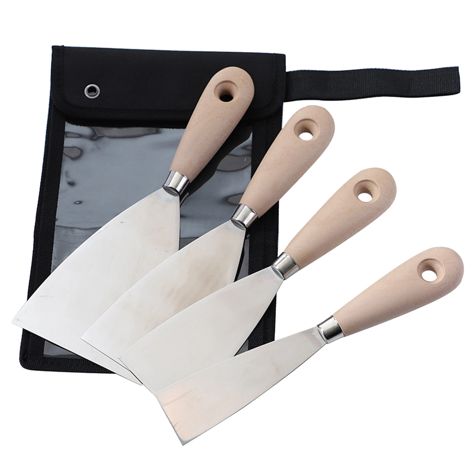 4pcs/set Scraper Plastering Thickened Construction Tools Cleaning DIY Wooden Handle Stainless Steel Blade Putty Shovel Reusable
4pcs/set Scraper Plastering Thickened Construction Tools Cleaning DIY Wooden Handle Stainless Steel Blade Putty Shovel Reusable