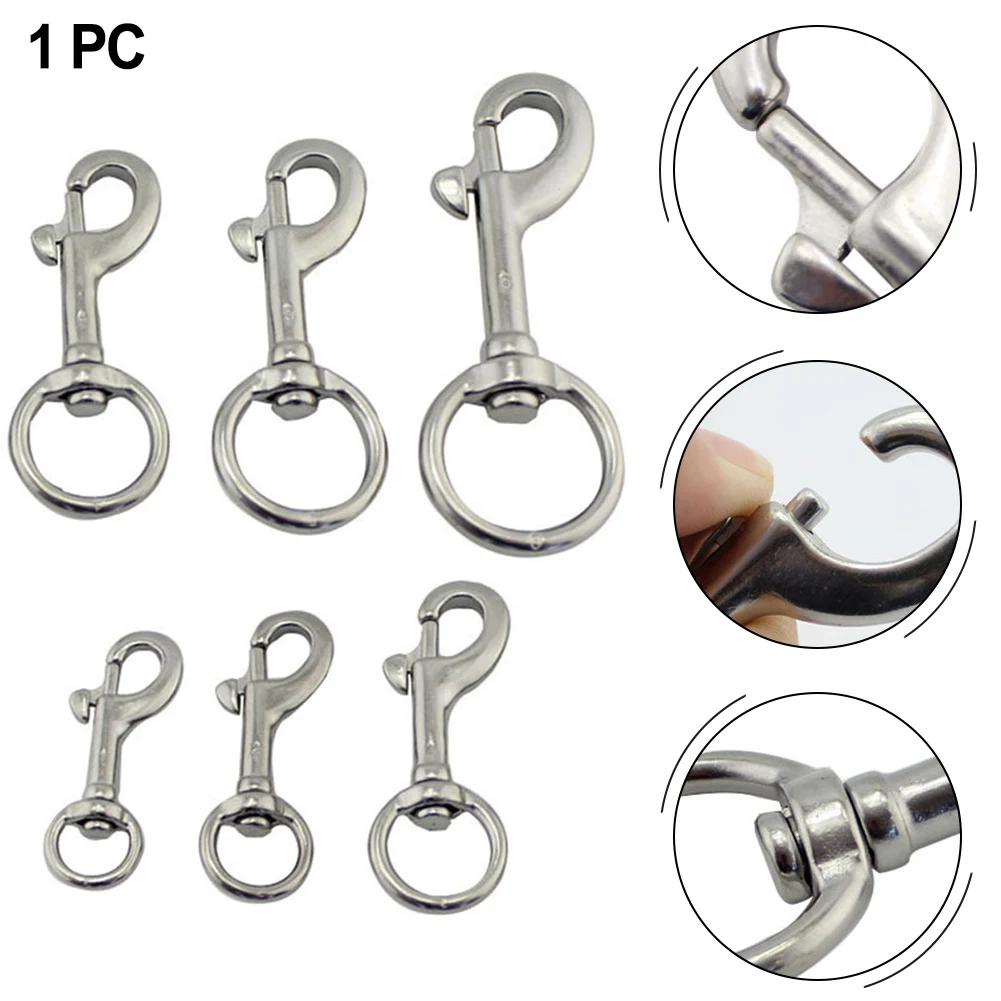 1pc Scuba Diving Swivel Eye Bolt Snap Scuba Diving Clips, Swivel Eye Snap Hook Dive Single Ended Swivel Eye Bolt Hook Buckle
1pc Scuba Diving Swivel Eye Bolt Snap Scuba Diving Clips, Swivel Eye Snap Hook Dive Single Ended Swivel Eye Bolt Hook Buckle