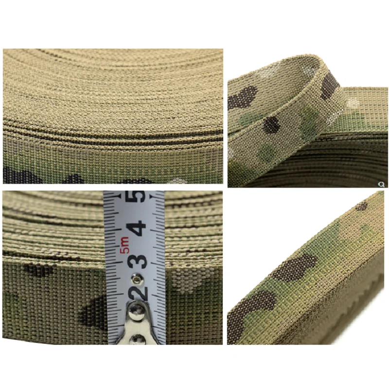 2.5CM Wide All Terrain Camouflage CP Pure Nylon Jacquard Webbing Backpack Accessories Strapping Military Fans DIY
2.5CM Wide All Terrain Camouflage CP Pure Nylon Jacquard Webbing Backpack Accessories Strapping Military Fans DIY