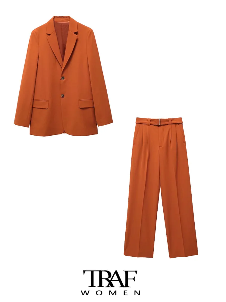 TRAF Women Fashion Front Buttoned Straight Fit Blazer Coat Vintage Long Sleeve Flap Pockets Female Outerwear Chic Veste
TRAF Women Fashion Front Buttoned Straight Fit Blazer Coat Vintage Long Sleeve Flap Pockets Female Outerwear Chic Veste