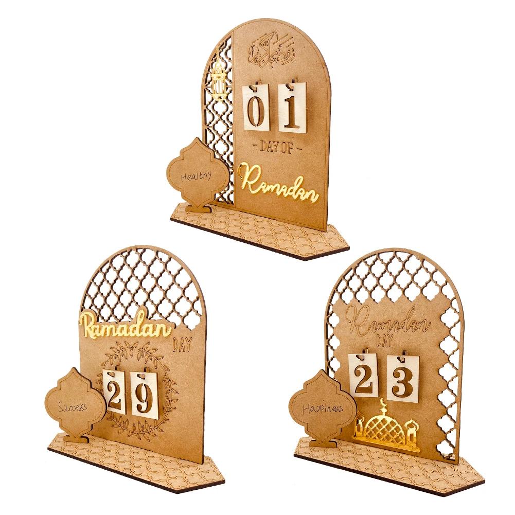Календарь с обратным отсчетом для Рамадана Eid Mubarak деревянные украшения 2023
Календарь с обратным отсчетом для Рамадана Eid Mubarak деревянные украшения 2023