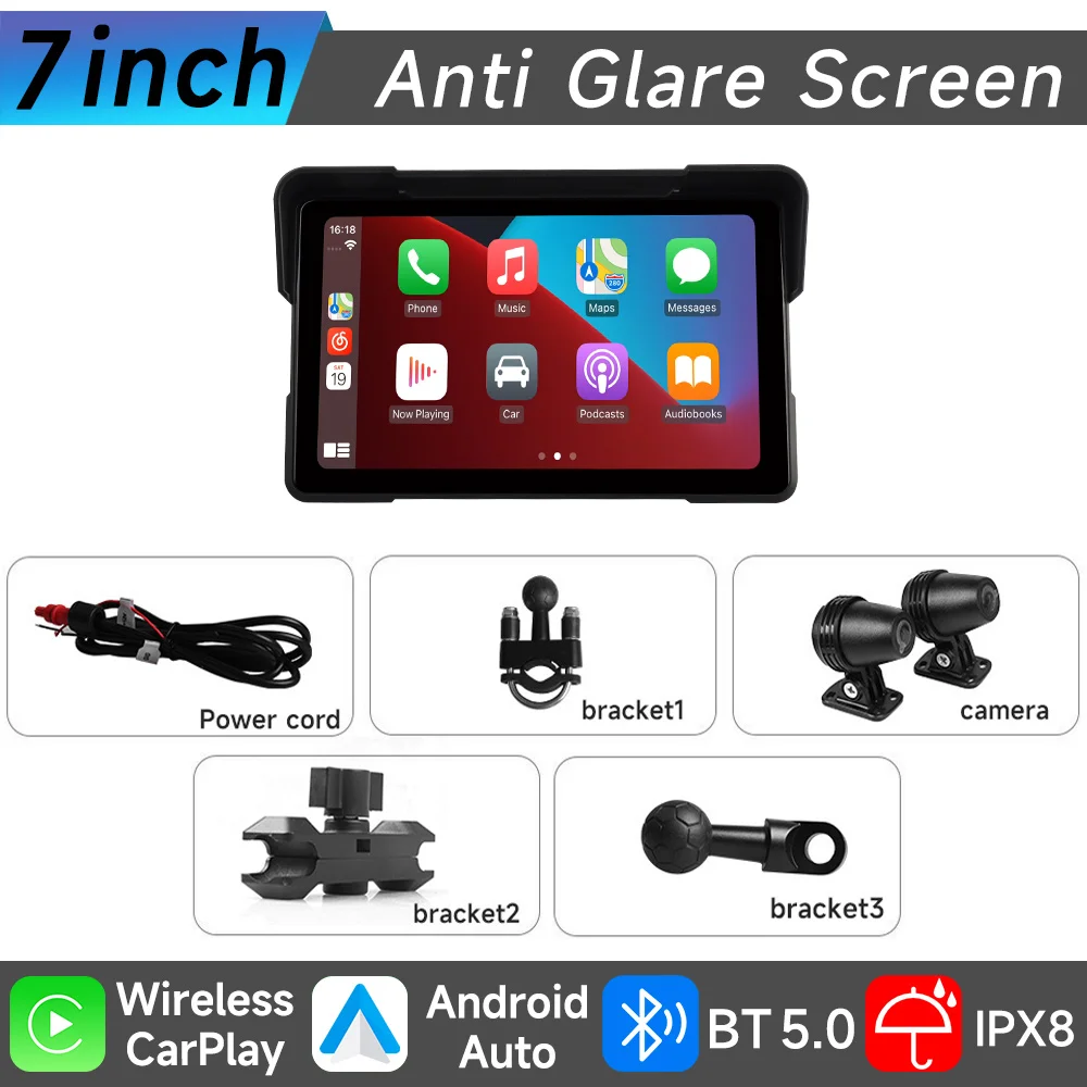 Jiuyin 7-дюймовый мотоцикл беспроводной Apple Carplay Android Auto портативный навигационный GPS-экран Ipx7 водонепроницаемый дисплей Bluetooth
Jiuyin 7-дюймовый мотоцикл беспроводной Apple Carplay Android Auto портативный навигационный GPS-экран Ipx7 водонепроницаемый дисплей Bluetooth