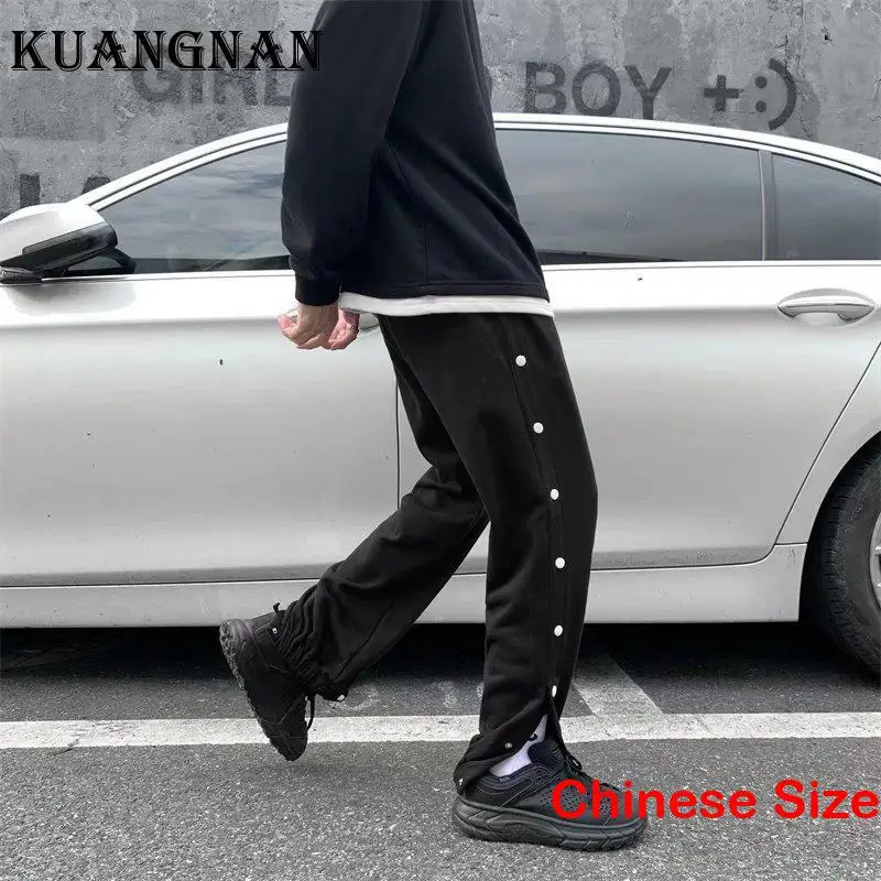 KUANGNAN Single-breasted Pant Men's Trousers for Men Clothings New in Pants and Harajuku Man Korean Style Sale 3XL 2023 Spring
KUANGNAN Single-breasted Pant Men's Trousers for Men Clothings New in Pants and Harajuku Man Korean Style Sale 3XL 2023 Spring