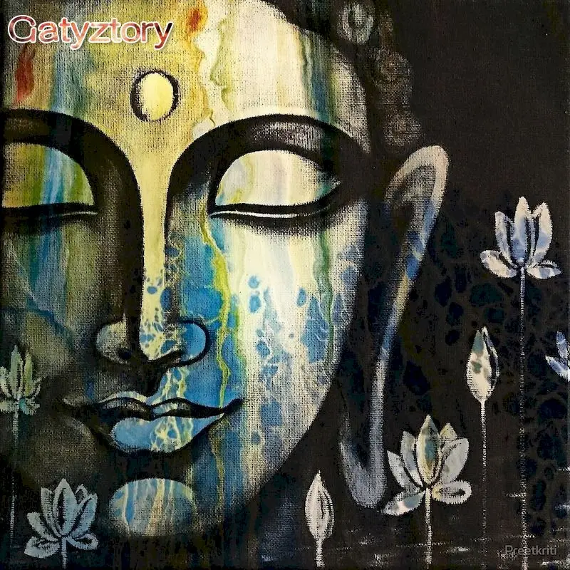 GATYZTORY Frame Buddha DIY Painting By Numbers Kit Wall Art Canvas Painting Figure Picture Hand Painted Oil Painting For Home
GATYZTORY Frame Buddha DIY Painting By Numbers Kit Wall Art Canvas Painting Figure Picture Hand Painted Oil Painting For Home