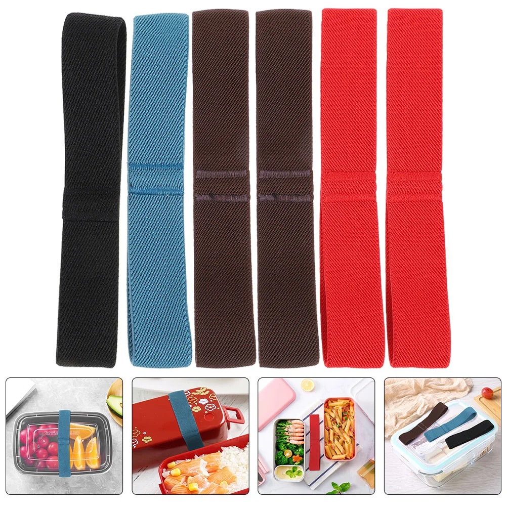 6 Pcs Bento Box Strap Adult Lunch-box Elastic Bands Straps Aldult Nylon Food Fixed Holder
6 Pcs Bento Box Strap Adult Lunch-box Elastic Bands Straps Aldult Nylon Food Fixed Holder