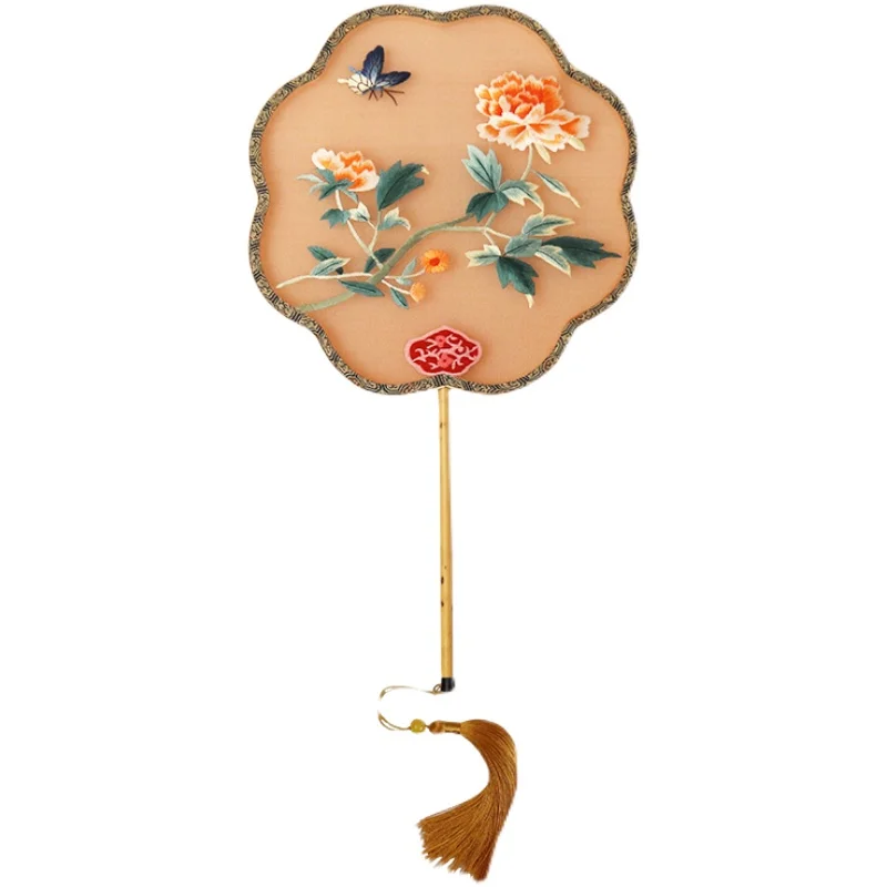 Suzhou Embroidery Circular Fan Vintage Embroidery Fan Silk Handmade Double-Sided Embroidery Women's Han Chinese Clothing
Suzhou Embroidery Circular Fan Vintage Embroidery Fan Silk Handmade Double-Sided Embroidery Women's Han Chinese Clothing