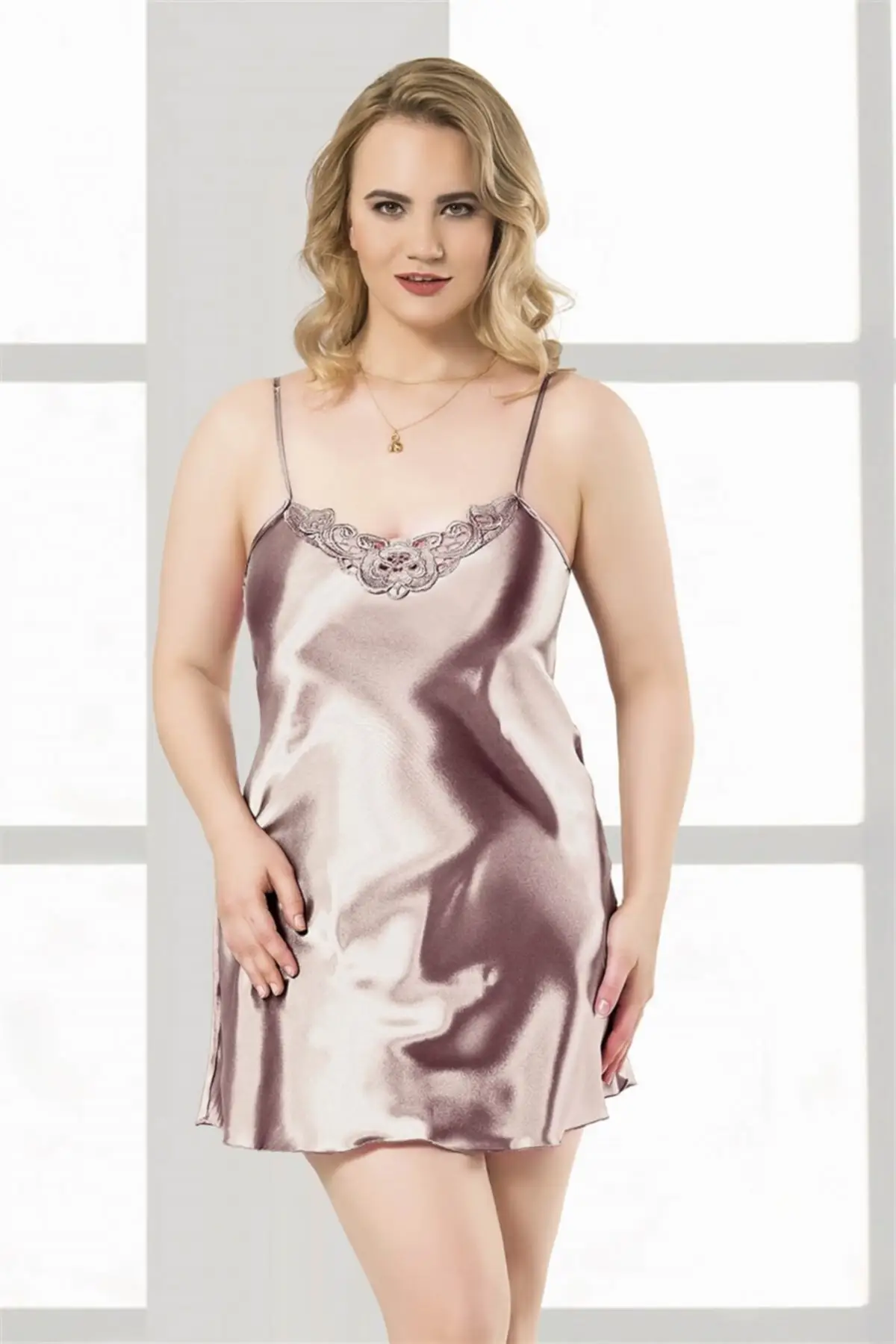 Women Nightgown Plus Size Mink Short Satin New Night Dress Female Sleepwear Nightwear Nightwear Nightwear
Women Nightgown Plus Size Mink Short Satin New Night Dress Female Sleepwear Nightwear Nightwear Nightwear