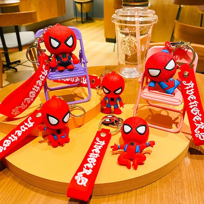New Marvel Cartoon Keychain Anime Character Spider Man Creative Keychain Backpack Pendant Car Keychain Student Birthday Gift
New Marvel Cartoon Keychain Anime Character Spider Man Creative Keychain Backpack Pendant Car Keychain Student Birthday Gift