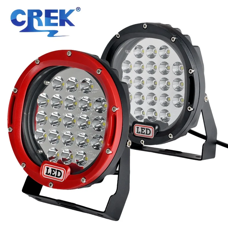 

CREK 7 Inch LED Offroad Spot Light 12V 24V Round Work Lamp for 4x4 Truck Niva Lada 4WD Pickup Camper RV Jeep Off Road Spotlight