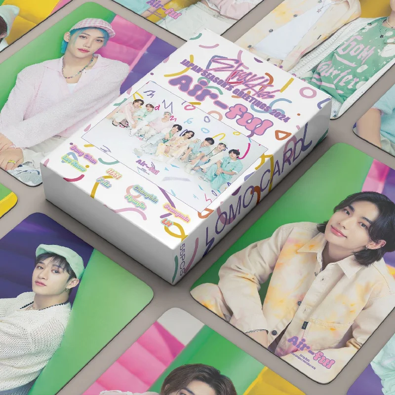 55pcs/Set 2024 Kpop Stray Kids New Lomo Cards HD High Quality Printed Photo Card Hyunjin Bangchan Lee Know Fans Collection Gift 
55pcs/Set 2024 Kpop Stray Kids New Lomo Cards HD High Quality Printed Photo Card Hyunjin Bangchan Lee Know Fans Collection Gift