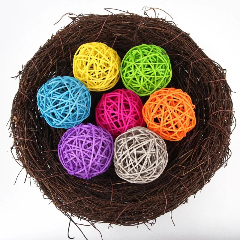 5pcs 7cm Wicker Rattan Balls Ins Style Color Decor Decorative Vase Filler Table Wedding Christmas Decoration
5pcs 7cm Wicker Rattan Balls Ins Style Color Decor Decorative Vase Filler Table Wedding Christmas Decoration