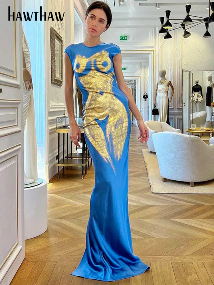 Hawthaw Women Fashion Short Sleeve Party Club Evening Streetwear Long Dress 2023 Summer Clothes Wholesale Items For Business
Hawthaw Women Fashion Short Sleeve Party Club Evening Streetwear Long Dress 2023 Summer Clothes Wholesale Items For Business
