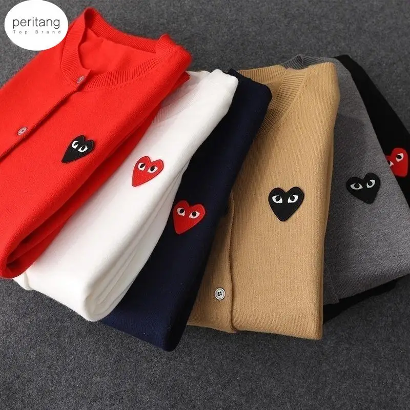 Wool Long-sleeved Heart 2023 Colors Red Clothes Women Coat Solid 6 Single-breasted Sweater Autumn Men Knit Cardigan Color
Wool Long-sleeved Heart 2023 Colors Red Clothes Women Coat Solid 6 Single-breasted Sweater Autumn Men Knit Cardigan Color