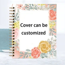 A5 Spiral Notebook Diary Custom Design DIY Gift Customized Logo Cover A4 Printing Service