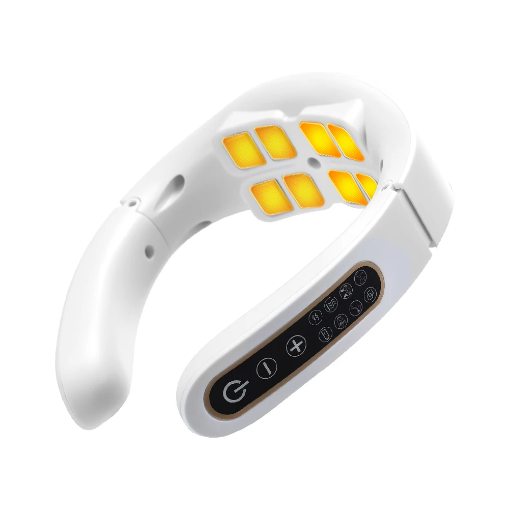 Vibration Neck Masssger Smart Electric Rechargeable Neck Massage Device Hot Compress Magnetic Pulse 6 Modes Cervical Massager
Vibration Neck Masssger Smart Electric Rechargeable Neck Massage Device Hot Compress Magnetic Pulse 6 Modes Cervical Massager