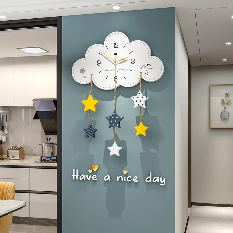 Wall decor wall clock simple personality decoration living room clock fashion creative clocks home children's mute watch. 
Wall decor wall clock simple personality decoration living room clock fashion creative clocks home children's mute watch.