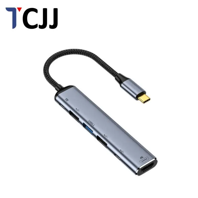 Type C HUB High Speed USB 3.1 HUB Splitter Converter Multiport HDMI-compatible 6 Ports For Macbook Computer Accessories HUB USB
Type C HUB High Speed USB 3.1 HUB Splitter Converter Multiport HDMI-compatible 6 Ports For Macbook Computer Accessories HUB USB