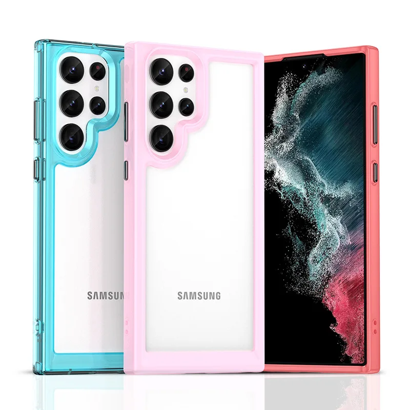 Прозрачный акриловый чехол для Samsung Galaxy S23, ультрамягкий чехол из ТПУ для телефона SamsungS23 S23Ultra, защитный чехол
Прозрачный акриловый чехол для Samsung Galaxy S23, ультрамягкий чехол из ТПУ для телефона SamsungS23 S23Ultra, защитный чехол
