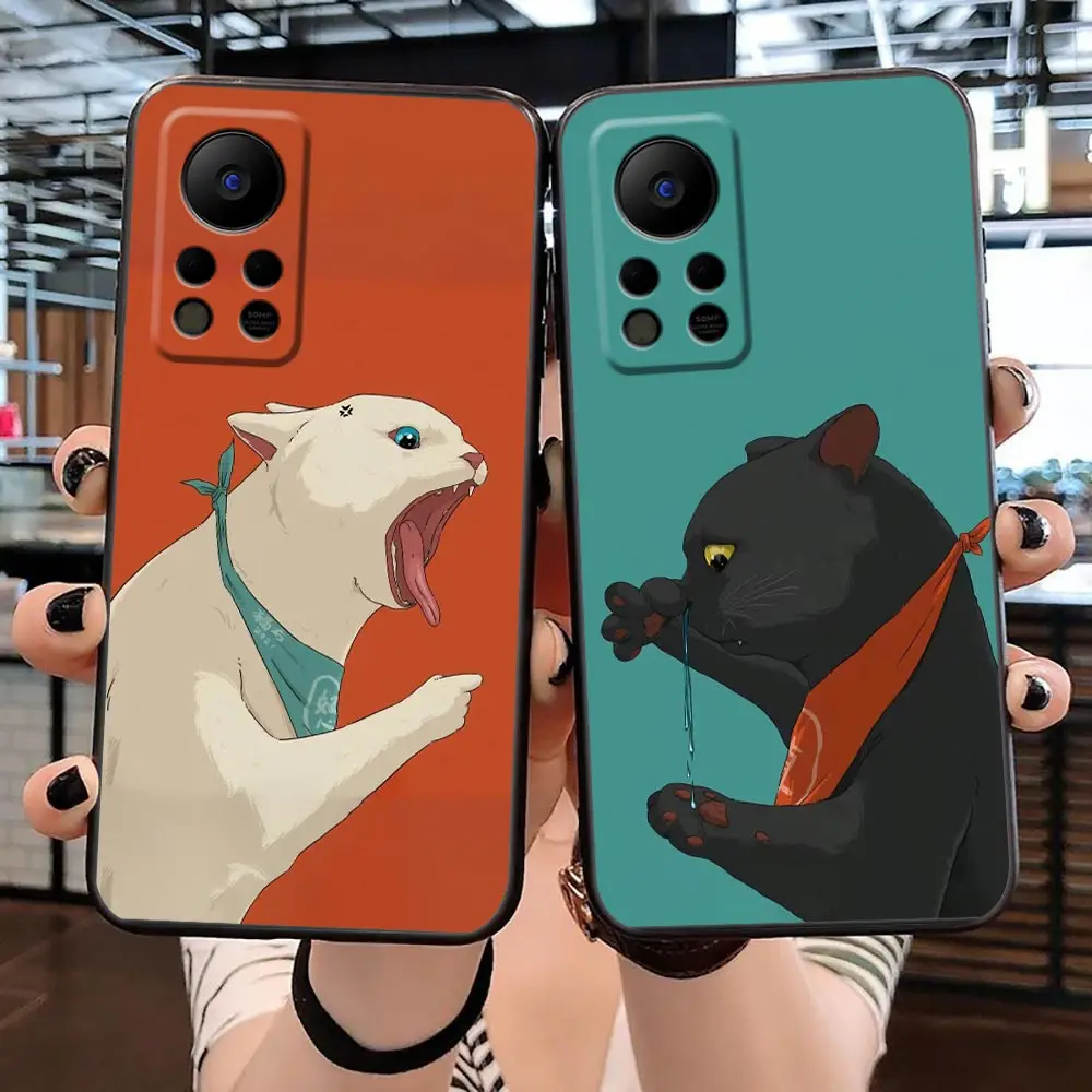 Case For Infinix TECNO SPARK 7 6 Air Go 5 Pro HOT 20I 20S 5G 12I 11S 10I 10S 8 9 Play Case Funda Cute Black And White Cat Anime
Case For Infinix TECNO SPARK 7 6 Air Go 5 Pro HOT 20I 20S 5G 12I 11S 10I 10S 8 9 Play Case Funda Cute Black And White Cat Anime