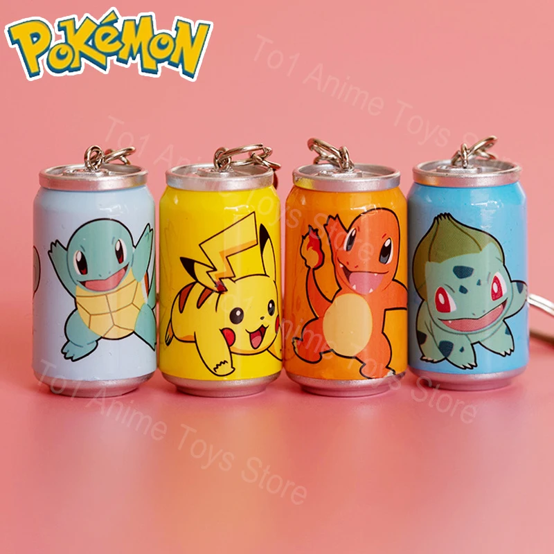 Pokemon Anime Keychain Action Figures Pikachu Charmander Squirtle Simulation Cans Cartoon Toys Kids Gift
Pokemon Anime Keychain Action Figures Pikachu Charmander Squirtle Simulation Cans Cartoon Toys Kids Gift