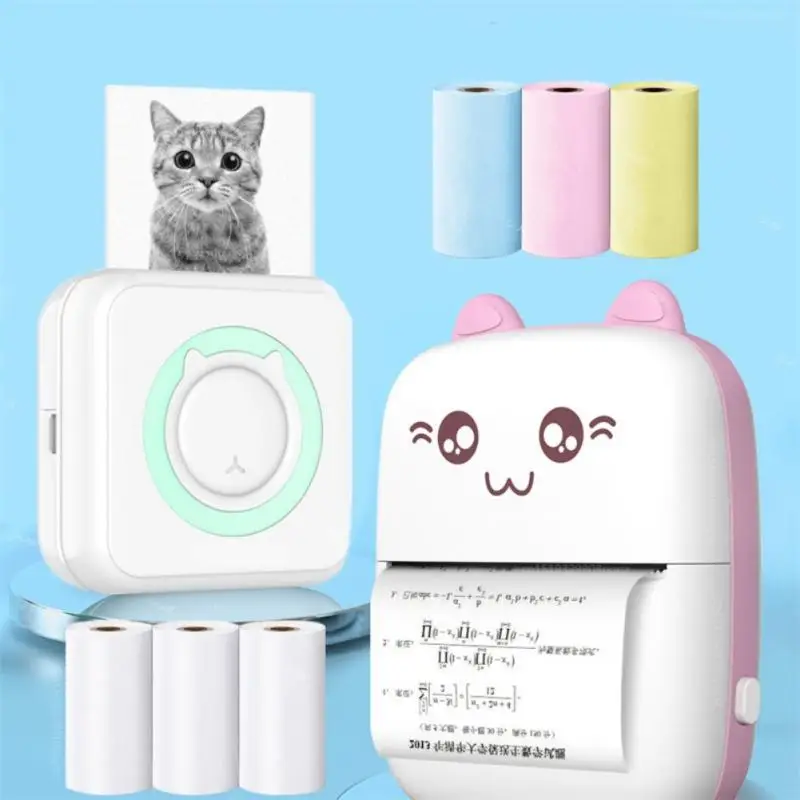 Portable Mini Wireless Thermal Printer Pocket Photo Printer adhesive Stickers Paper DIY Journal Bluetooth Phone Printer
Portable Mini Wireless Thermal Printer Pocket Photo Printer adhesive Stickers Paper DIY Journal Bluetooth Phone Printer