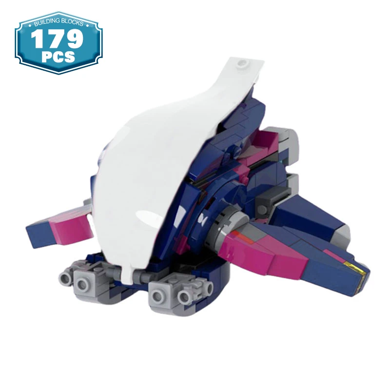 MOC Game Haloed T-54 Fighter Vehicle Spaceship Mount Model Building Blocks Super Banshee Brick Set Toys for Children MOC-22364
MOC Game Haloed T-54 Fighter Vehicle Spaceship Mount Model Building Blocks Super Banshee Brick Set Toys for Children MOC-22364